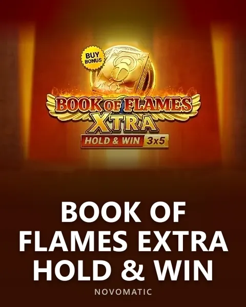 Book of Flames Extra Hold & Win — Novomatic