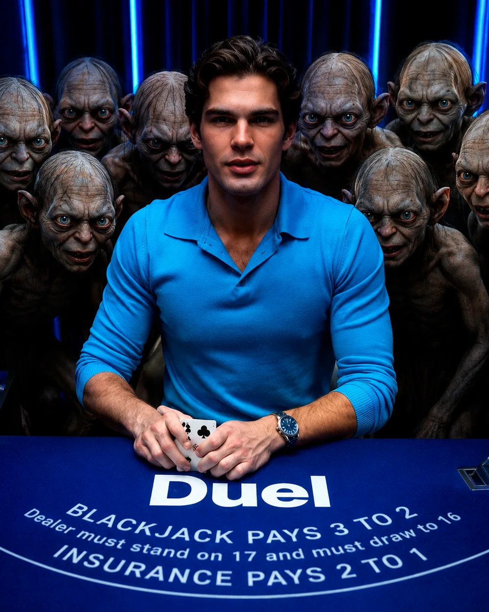 Duel Brings Back Blackjack Streams: Season Two, Clavicular and Gollum at the Table